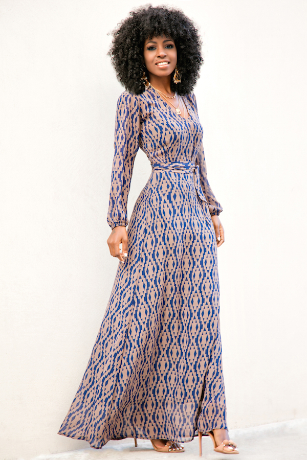 Style Pantry - long sleeve maxi dress