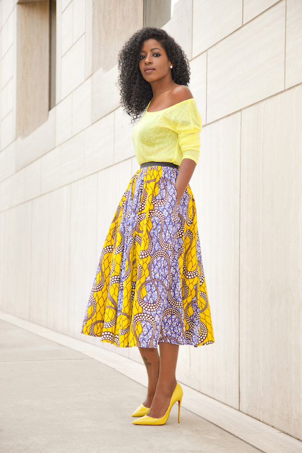 SKIRT AND BLOUSE ANKARA COMBINATIONS FOR LADIES