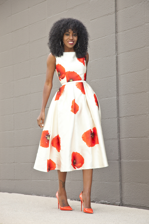 Style Pantry | Floral Print Midi Dress