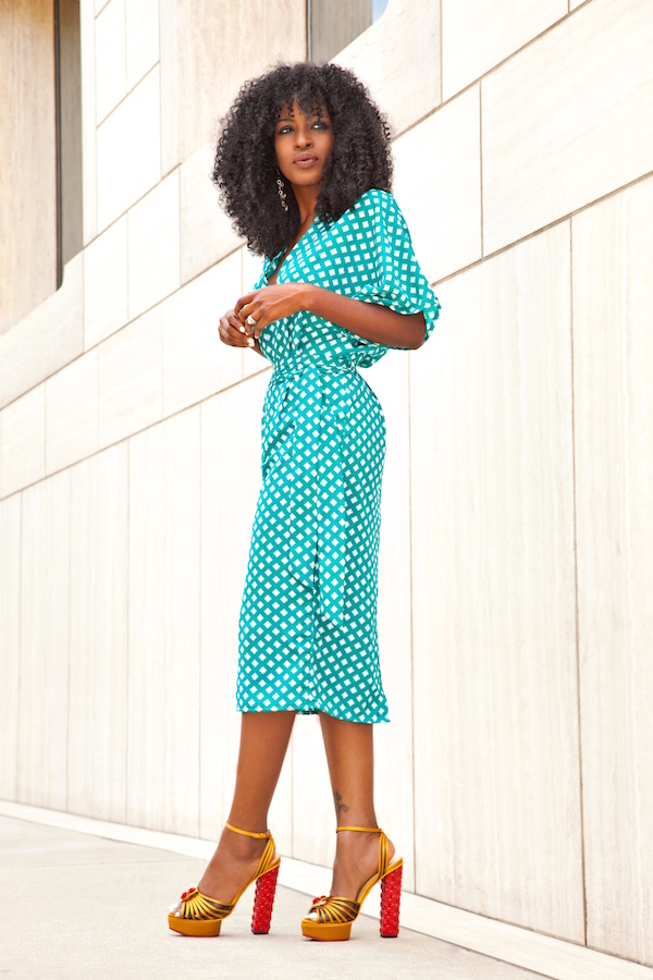 Style Pantry | Printed Tunic Midi Dress