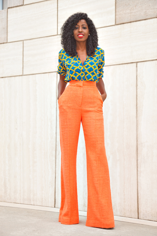 Stella Jean Printed Shirt + Roksanda Wide Leg Pants – StylePantry