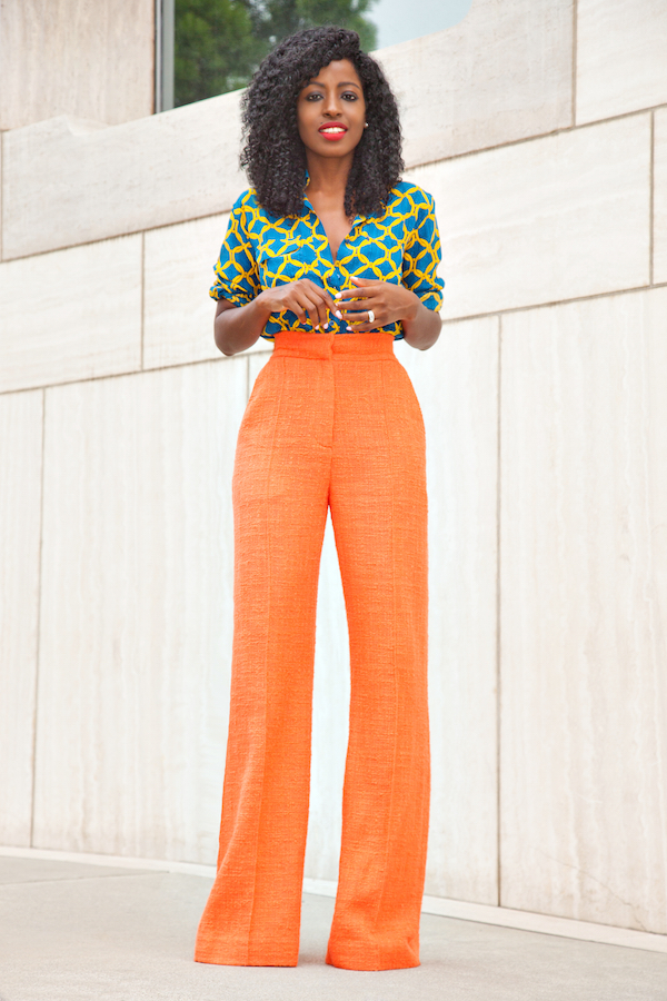 Stella Jean Printed Shirt + Roksanda Wide Leg Pants – StylePantry