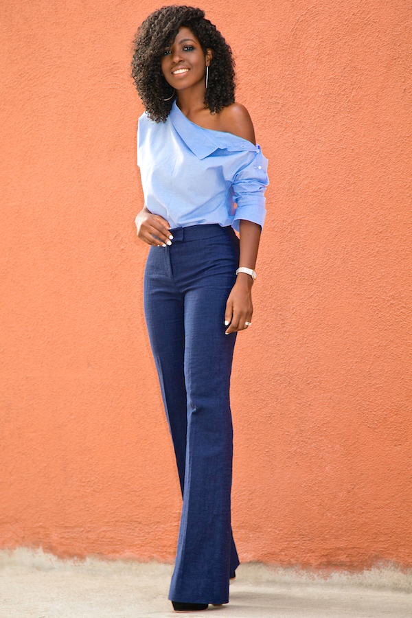 Style Pantry | Deconstructed Shirt + Flared Trousers
