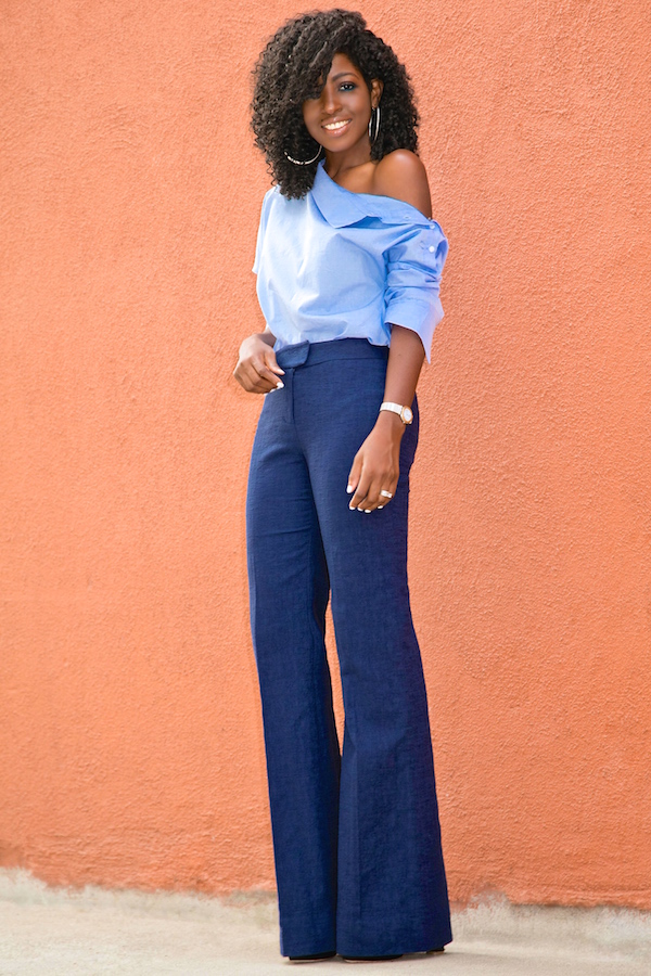 Deconstructed Shirt + Flared Trousers | Style Pantry | Bloglovin’