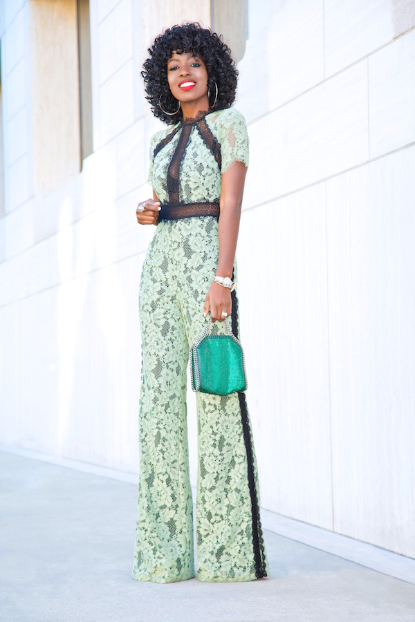 Contrast Lace Jumpsuit | Style Pantry | Bloglovin’