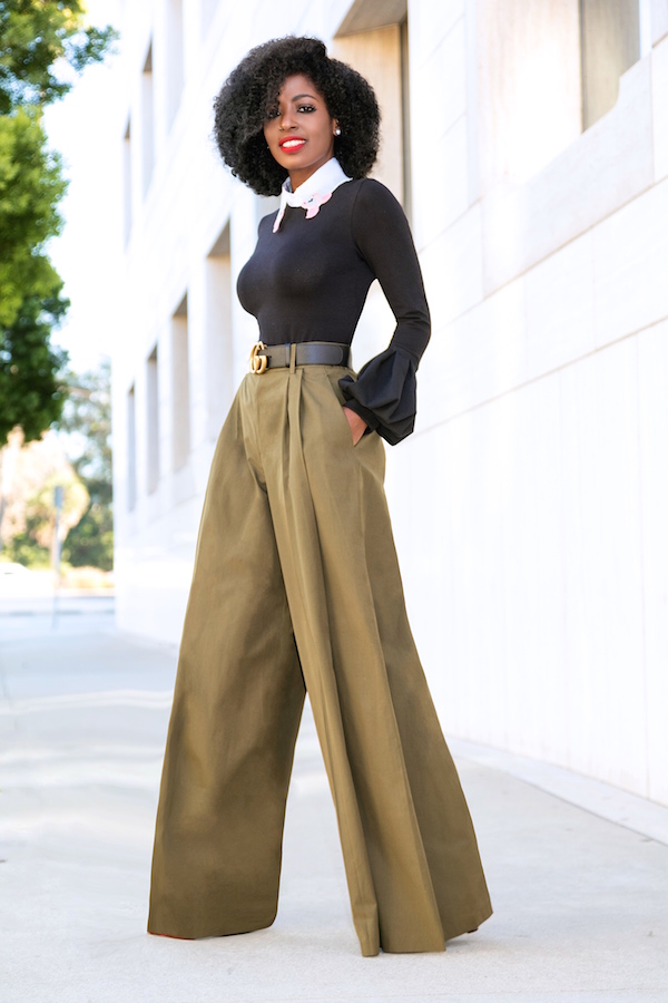 Long Bell Sleeve Top + Super Flare Pants – StylePantry