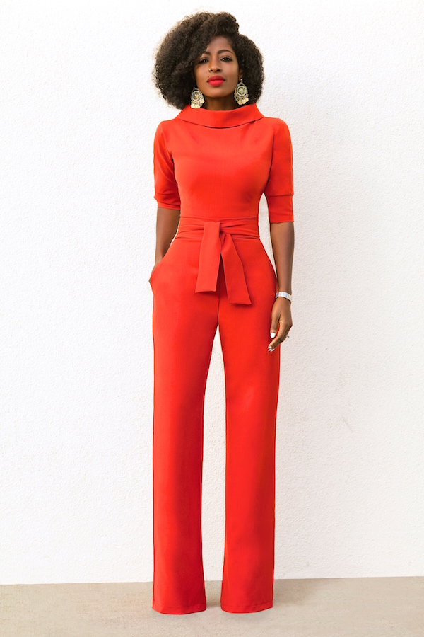 Style Pantry | FKSP Folded Collar Jumpsuit