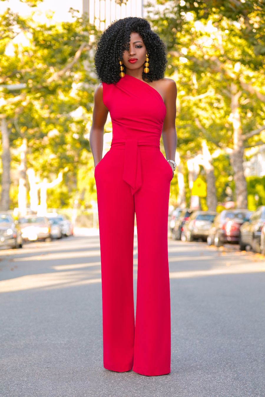 Ivrose 2024 red jumpsuit