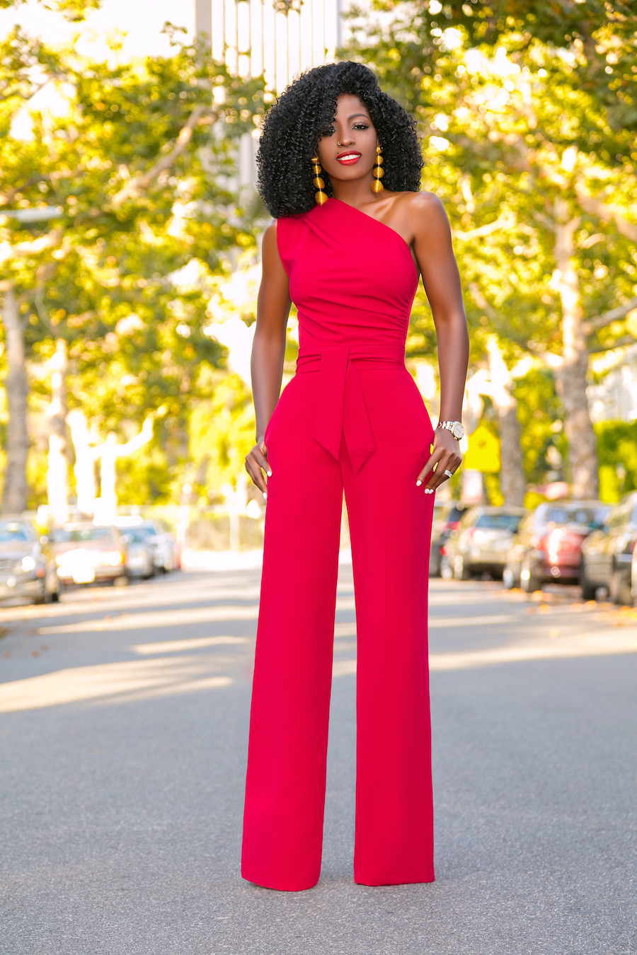 Ivrose store red jumpsuit