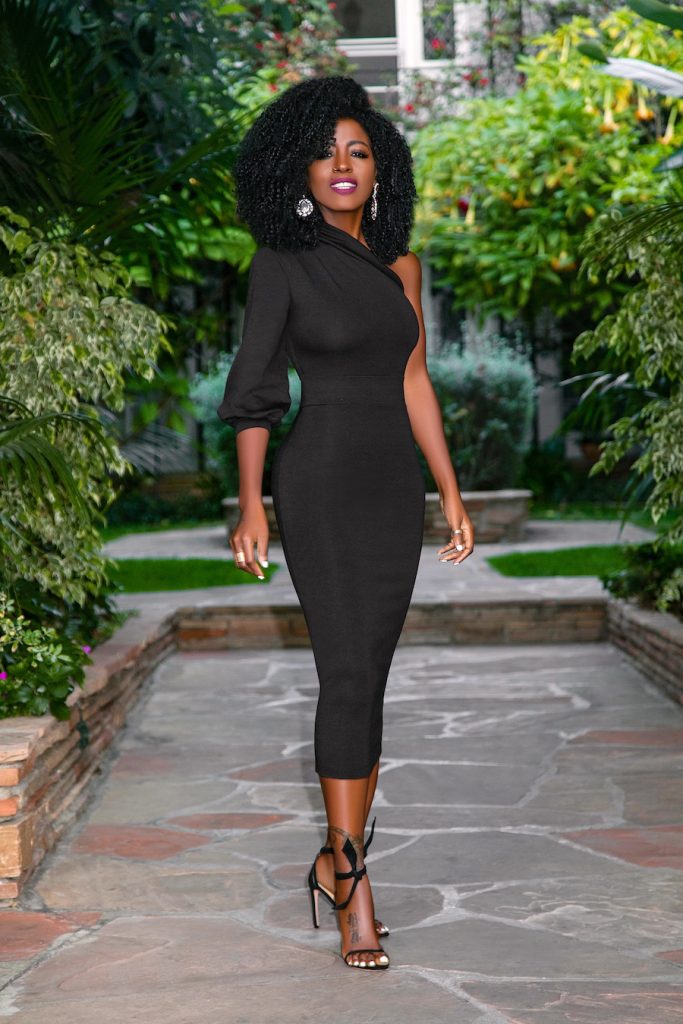 Black One Shoulder Dress – StylePantry