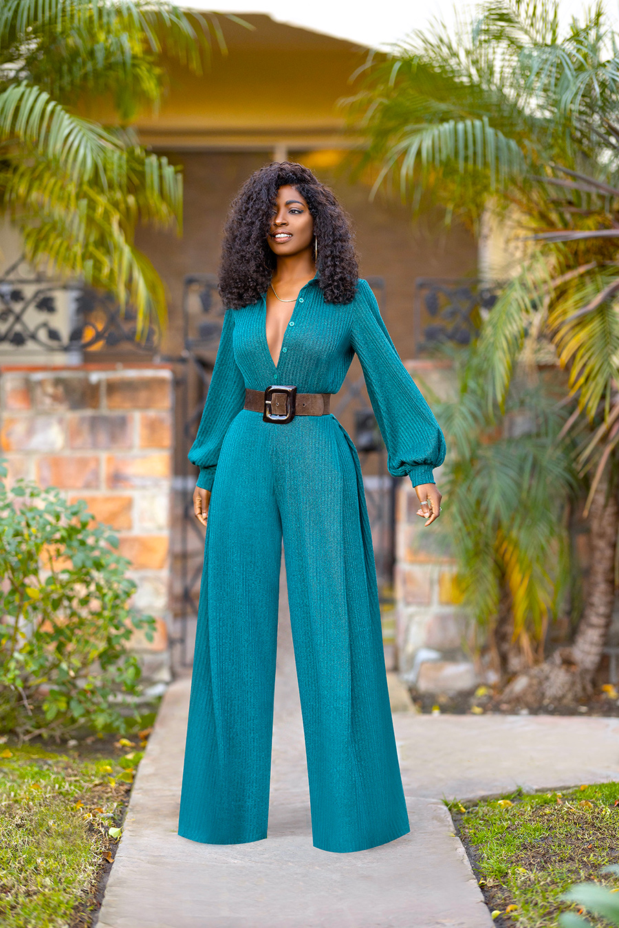 Button-Down Knit Jumpsuit – StylePantry